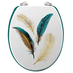 Abattant Wc|Douceur D'Intérieur Abattant WC MDF charnières métal PLUMISS
