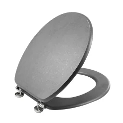 Douceur D'Intérieur Abattant WC MDF charnières métal effet béton Alium