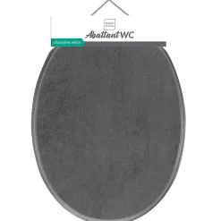 Douceur D'Intérieur Abattant WC MDF charnières métal effet béton Alium