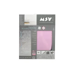 MSV Abattant wc MDF CLEO Rose Poudré Charnières Inox