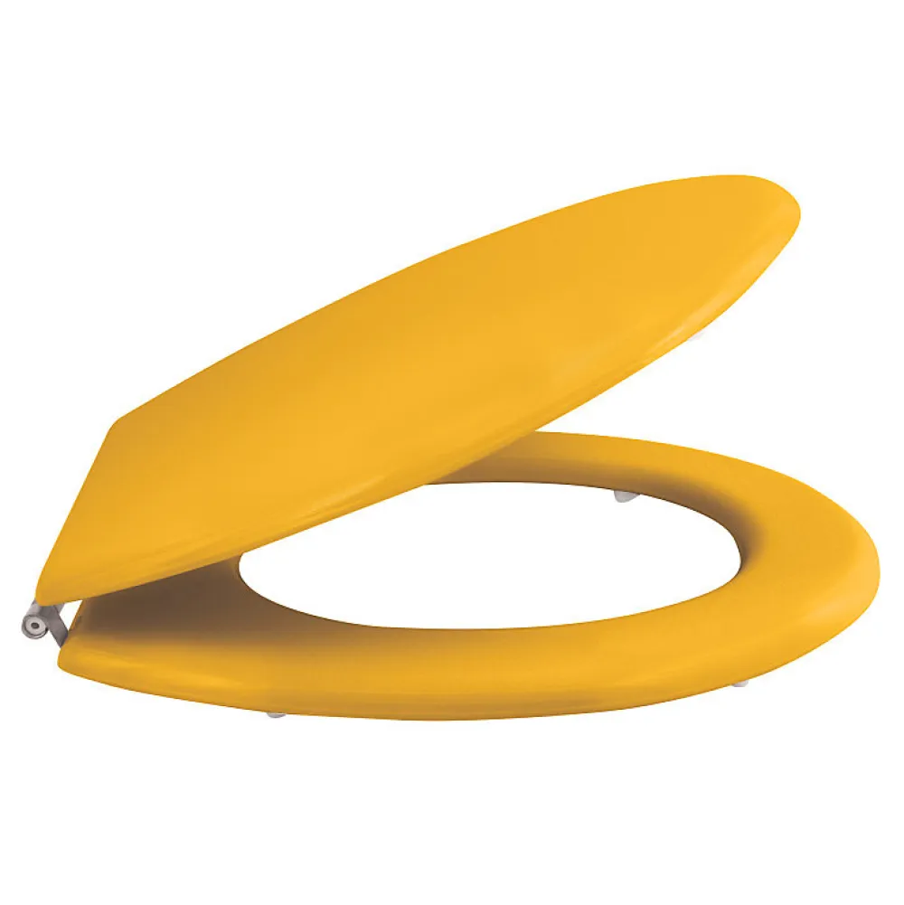 MSV Abattant wc MDF CLEO Safran mat Charnières en Inox