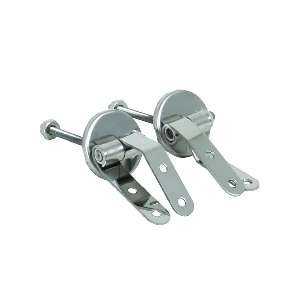 MSV Abattant wc MDF CLEO Safran mat Charnières en Inox