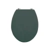 MSV Abattant wc MDF CLEO Vert Foncé mat Charnières en Inox