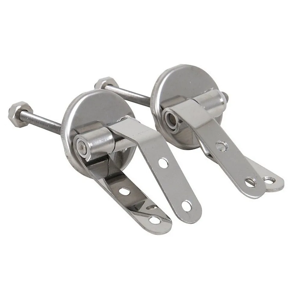 MSV Abattant wc MDF en Décor Pin Marron Charnières Inox