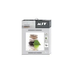 Abattant Wc|MSV Abattant WC MDF Lingga - - Universel - Blanc - 42,5x36,5x5cm