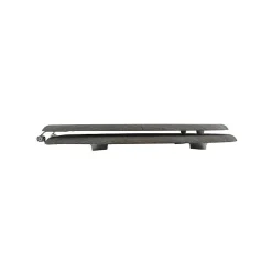 MSV Abattant wc MDF Marron Charnières Inox