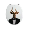 Abattant Wc|MSV Abattant wc MDF NYALA Charnières Inox
