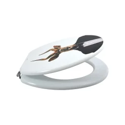 Abattant Wc|MSV Abattant wc MDF NYALA Charnières Inox