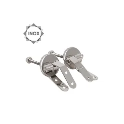 MSV Abattant wc MDF Sofaïa à Motifs Fleurs Charnières Inox