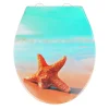 Wenko Abattant WC Mer - Bois - Multicolore