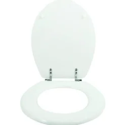 Abattant Wc|MSV Abattant WC - MDF - Charnières zinc - Blanc