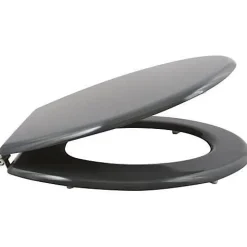 Abattant Wc|MSV Abattant WC - MDF - Charnières inox - Anthracite