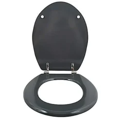 Abattant Wc|MSV Abattant WC - MDF - Charnières inox - Anthracite