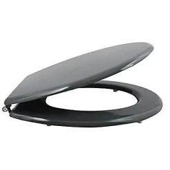 Abattant Wc|MSV Abattant WC - MDF - Charnières inox - Anthracite