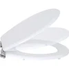 MSV Abattant WC - MDF - Fermeture lente - Blanc