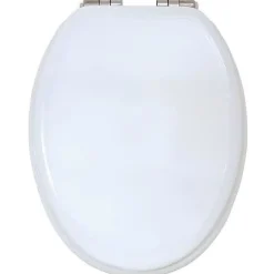 MSV Abattant WC - MDF - Fermeture lente - Blanc