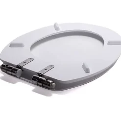 MSV Abattant WC - MDF - Fermeture lente - Blanc