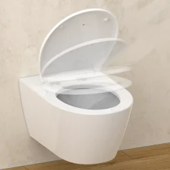 Abattant Wc|Instmaier Abattant WC ovale en duroplast blanc avec frein de chute ALMA
