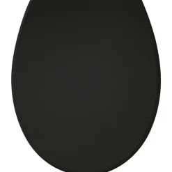 Gelco Design Abattant wc presto thermodur noir déclipsable soft close