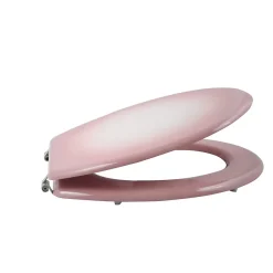 Abattant Wc|MSV Abattant wc Rose MDF Charniènres Inox