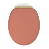 Gelco Design Abattant wc samba mdf terracota déclipsable soft close