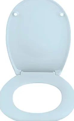 Abattant Wc|Spirella Abattant WC Neela bleu glacé mat