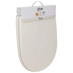 5Five Abattant WC standard coloris ivoire, Duo