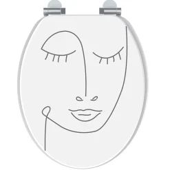 Allibert Abattant WC standard, décor songe,