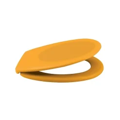 Abattant Wc|Spirella Abattant wc Thermo dur avec frein de chute NEELA Safran mat Charnières ABS Chromé