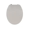 Abattant Wc|MSV Abattant wc Thermo Dur Taupe Charnières Inox