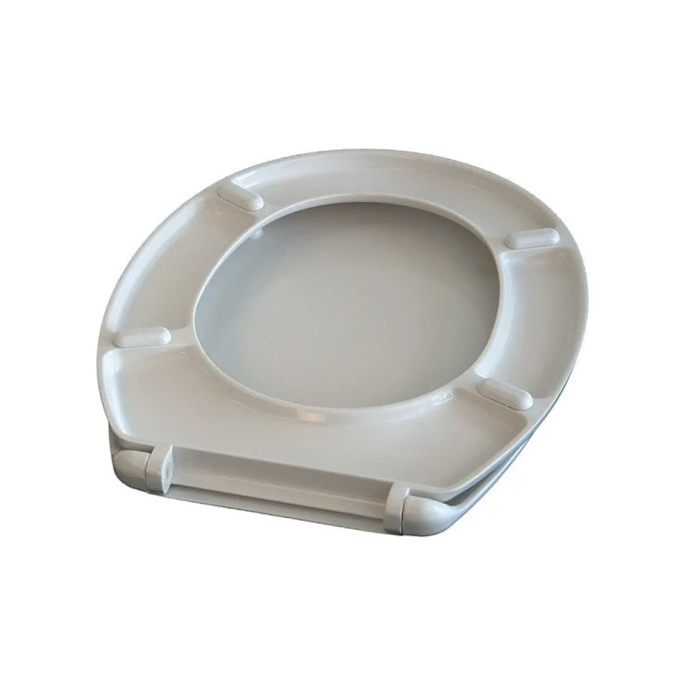 MSV Abattant wc Thermo Dur WORLD Gris Blanc Charnières PS