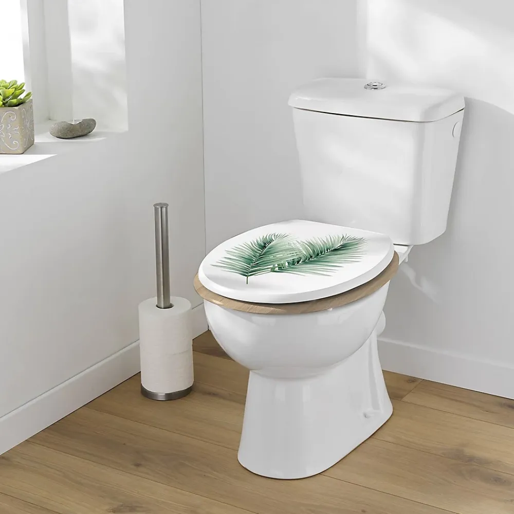 Douceur D'Intérieur Abattant WC Varadero - Blanc et vert