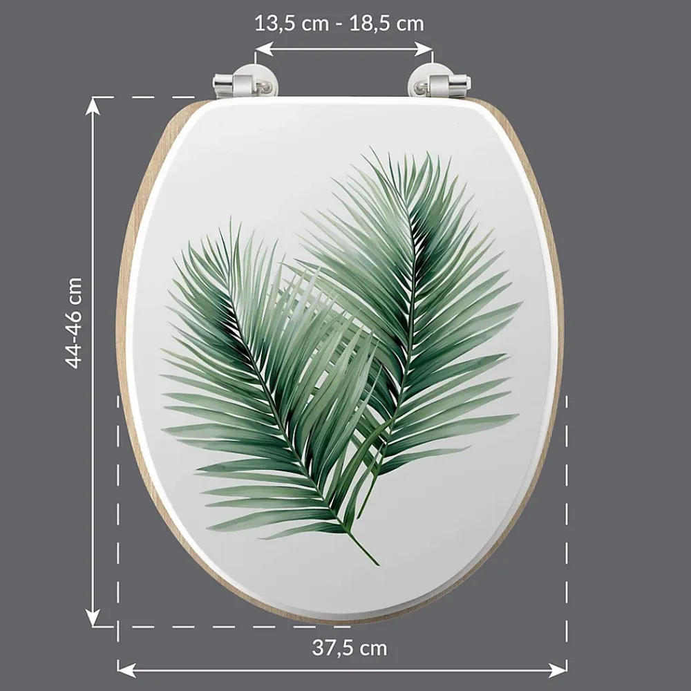 Douceur D'Intérieur Abattant WC Varadero - Blanc et vert