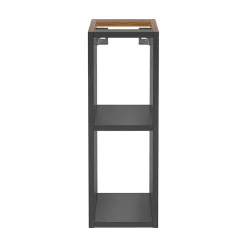 Plan Double Vasque|Meublorama Accessoire pour meuble sous vasque TAMO 20 cm Coloris gris anthracite Meuble suspendu