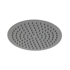 Pommeau De Douche, Flexible Et Barre De Douche|Thermador AGHE Pomme de douche ronde 200mm métal slim noir - - SF101ANE