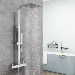 AICA Sanitaire AICA Colonne de douche thermostatique, avec mitigeur thermostatique