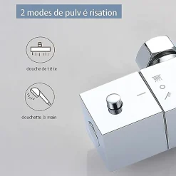 AICA Sanitaire AICA Colonne de douche thermostatique, avec mitigeur thermostatique