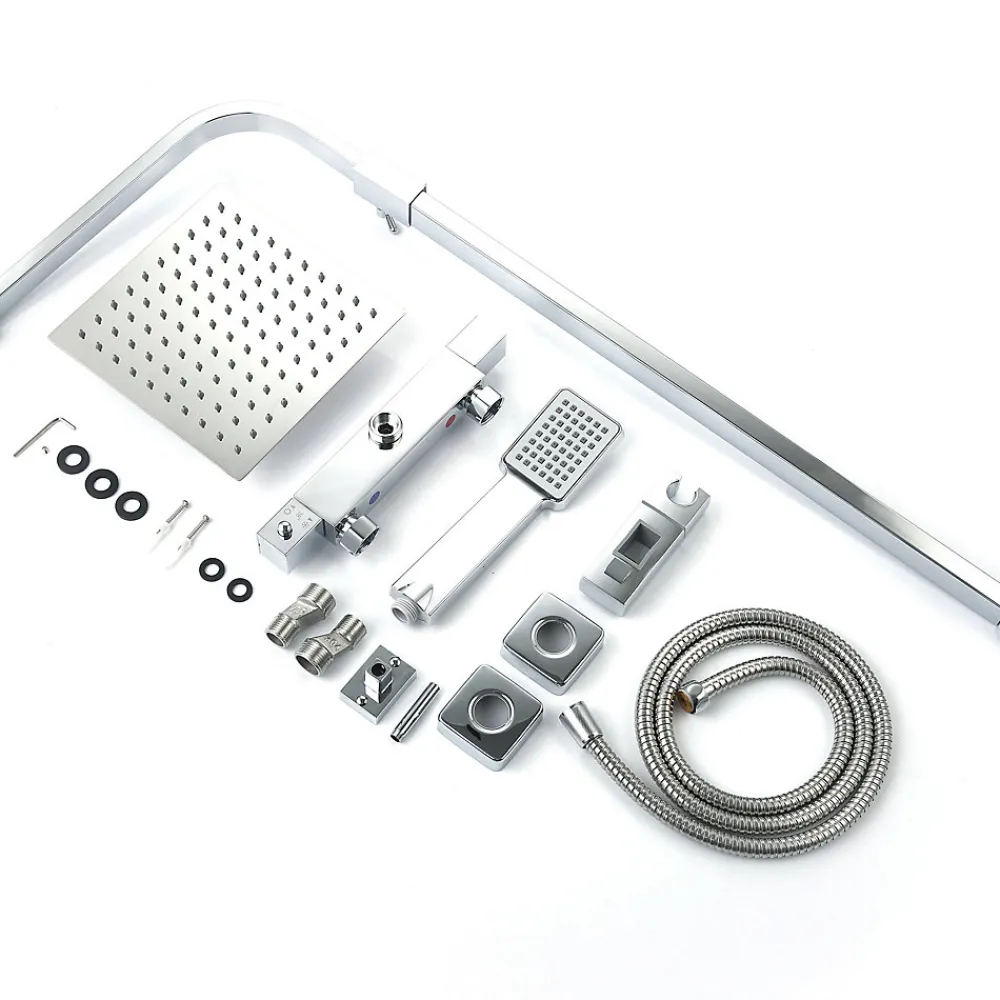 AICA Sanitaire AICA Colonne de douche thermostatique, avec mitigeur thermostatique