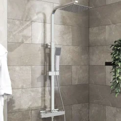 AICA Sanitaire AICA Colonne de douche thermostatique, avec mitigeur thermostatique