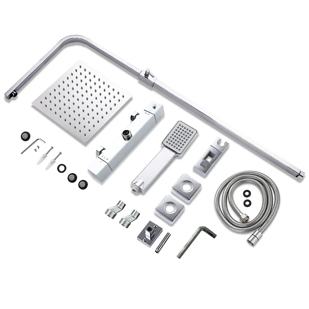 AICA Sanitaire AICA Colonne de douche thermostatique, avec mitigeur thermostatique