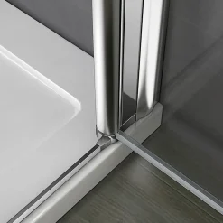 Porte De Douche|AICA Sanitaire Aica Porte De Douche Battante 95x197cm Porte De Douche Installation En Niche Ouverte Vers L'intérieur Ou L'extérieur