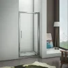 Porte De Douche|AICA Sanitaire Aica Porte De Douche 80x185 Cm Porte Pivotante Installation En Niche Verre Securit