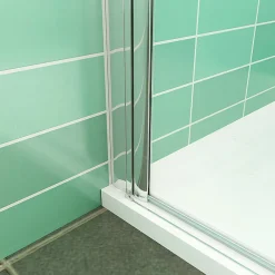 AICA Sanitaire Aica Porte De Douche 70x180cm Porte De Douche Pivotante En Niche 6mm Verre Anticalcaire Porte De Douche Hauteur 180 Cm