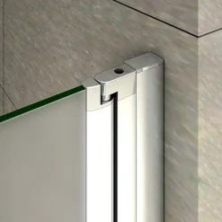 Porte De Douche|AICA Sanitaire Aica Porte De Douche 80x185cm Porte Battante Verre Satiné Et Anticalcaire Porte Battante En Niche