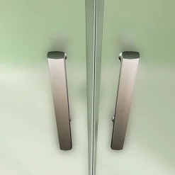 Porte De Douche|AICA Sanitaire Aica Porte De Douche 80x185cm Porte Battante Verre Satiné Et Anticalcaire Porte Battante En Niche