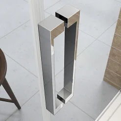 Porte De Douche|AICA Sanitaire Aica Porte De Douche 150x195cm Coulissante En Niche En 8mm Verre Anticalcaire