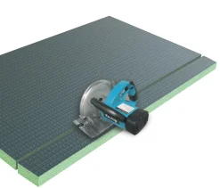 Receveur De Douche|AICA Sanitaire AICA Receveur à carreler en polystyrène - 80 x 80 x 4 cm - recoupable sur mesure