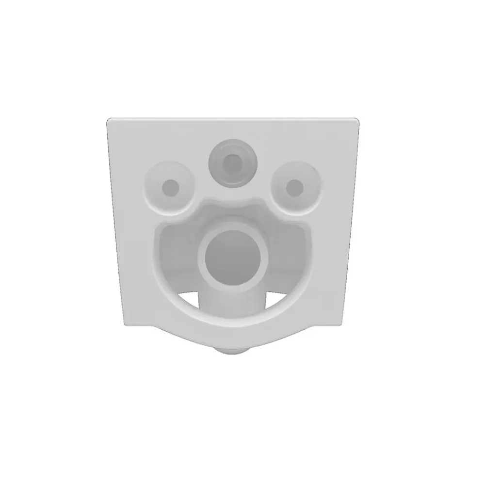 AICA Sanitaire AICA WC Suspendu Sans Bride Avec Abattant Soft-Close - Blanc 52,5x36x36cm