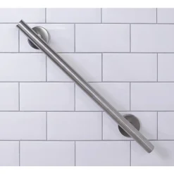 Aidapt VY476B - Barre d'appui droite en acier inoxydable finition brossée