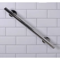 Aidapt VY476P - Barre d'appui droite en acier inoxydable finition polie